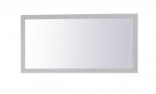 Elegant VM27236GR - Aqua rectangle vanity mirror 72 inch in Grey