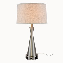  TL3014 - Brio Collection 1-Light Vintage Nickel Finish Table Lamp