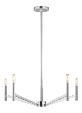Visual Comfort & Co. Studio Collection 3124305EN-05 - Vector Five Light Chandelier