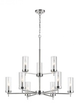 Visual Comfort & Co. Studio Collection 3190309EN-05 - Zire Nine Light Chandelier