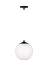 Visual Comfort & Co. Studio Collection 6020EN3-112 - Leo - Hanging Globe Medium One Light Pendant with White Glass