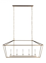 Visual Comfort & Co. Studio Collection 6692605EN-848 - Dianna Five Light Medium Linear Chandelier