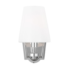  AV1001PN - Paisley transitional dimmable indoor 1-light vanity bath fixture in a polished nickel finish with mi