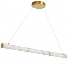 Dainolite RBN-4030HP-AGB-ALB - 30W Horiz Pendant, AGB w/ faux Alabaster