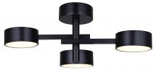 Canarm LSF315A03BK - Montgomery 3 Light LED Semi Flush