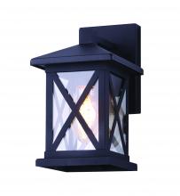  IOL401BK - Elm 1 Light Outdoor Lantern, Black Finish