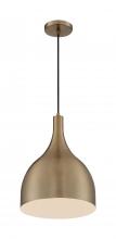  60/7077 - Bellcap - 1 Light Pendant with- Burnished Brass Finish