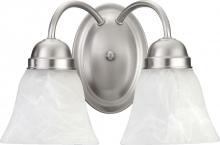 Quorum 5403-2-65 - 2LT FAUX ALAB WL MNT -STN