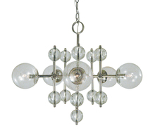 Framburg 4945 PN - 5 Light Polished Nickel Solaris Chandelier