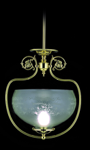 7801 PB - 1-Light Polished Brass Chancery Pendant