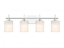 Savoy House Meridian M80085CH - 4-Light Bathroom Vanity Light in Chrome