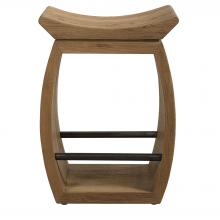  24988 - Uttermost Connor Modern Wood Counter Stool