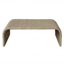  22877 - Uttermost Calabria Woven Seagrass Coffee Table