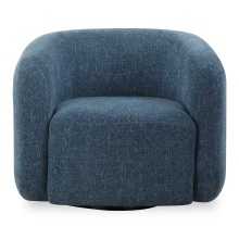 Uttermost 23918 - Uttermost Junie Blue Swivel Barrel Chair