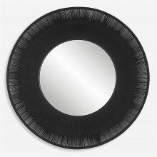  09823 - Uttermost Sailor's Knot Black Round Mirror