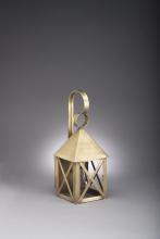 Northeast Lantern 7011-AC-MED-CSG - Pyramid Top X-Bars Wall Antique Copper Medium Base Socket Clear Seedy Glass