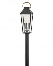 Hinkley 17501BK - Large Post Mount Lantern