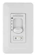 Fanimation CW1SWWH - Ceiling Fan Wall Control Non Reversing - 3 Speed Fan and Light - On/Off Toggle - White