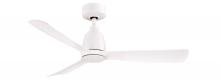 Fanimation FPD8547MW - Kute 44 inch Indoor/Outdoor Ceiling Fan - Matte White with Matte White blades