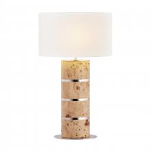  H0809-11133 - Cahill 28'' High 1-Light Table Lamp - Natural Burl